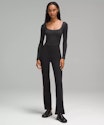 lululemon Women's Wundermost Nulu Square-Neck Long-Sleeve Bodysuit for $29 + free shipping