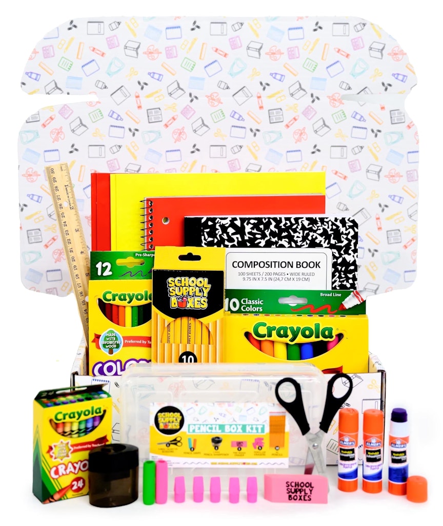 Back to School Supply Kit Grades K-5 School Supply Box: $29 Back to School Supply Kit Grades K-5 School Supply Box: $29