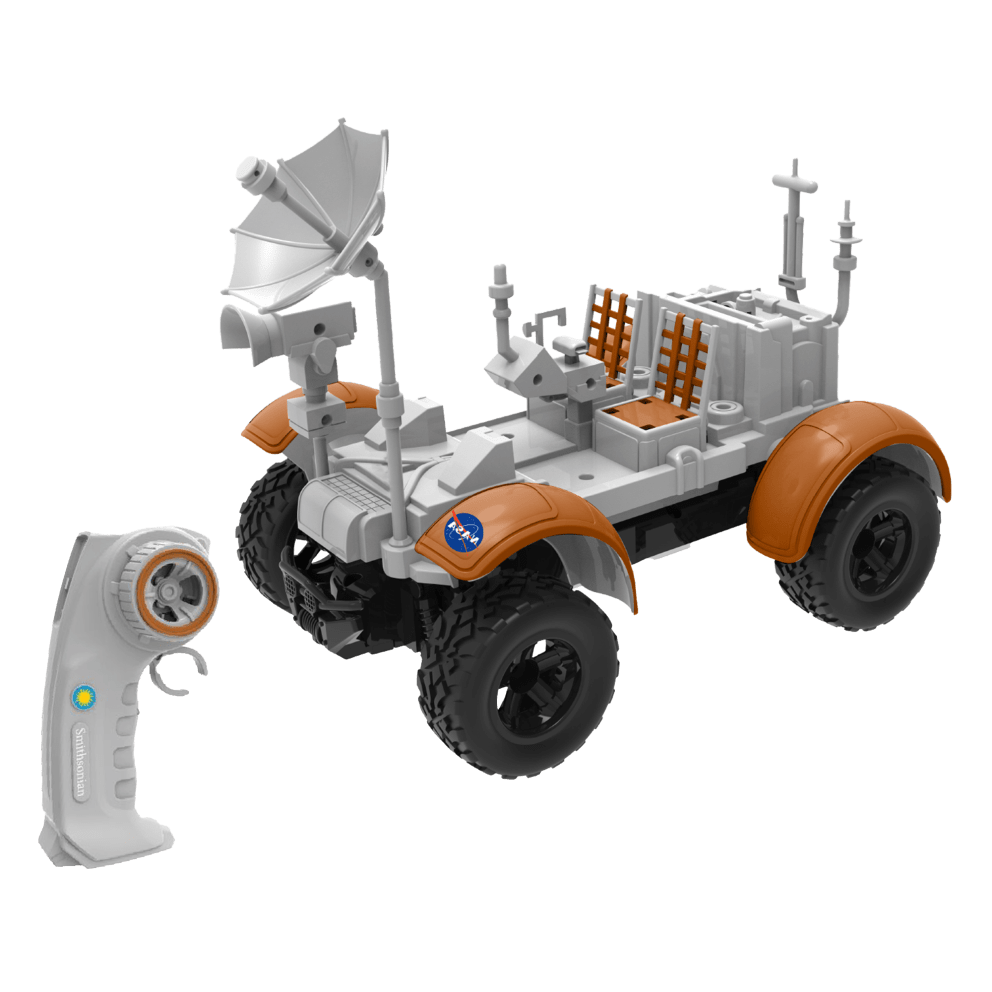 Smithsonian Lunar Rover Remote Control Moon Buggy: $15