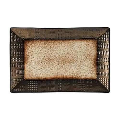 Gourmet Basics by Mikasa Verona Cream 13.75-Inch Rectangular Platter: $26.25