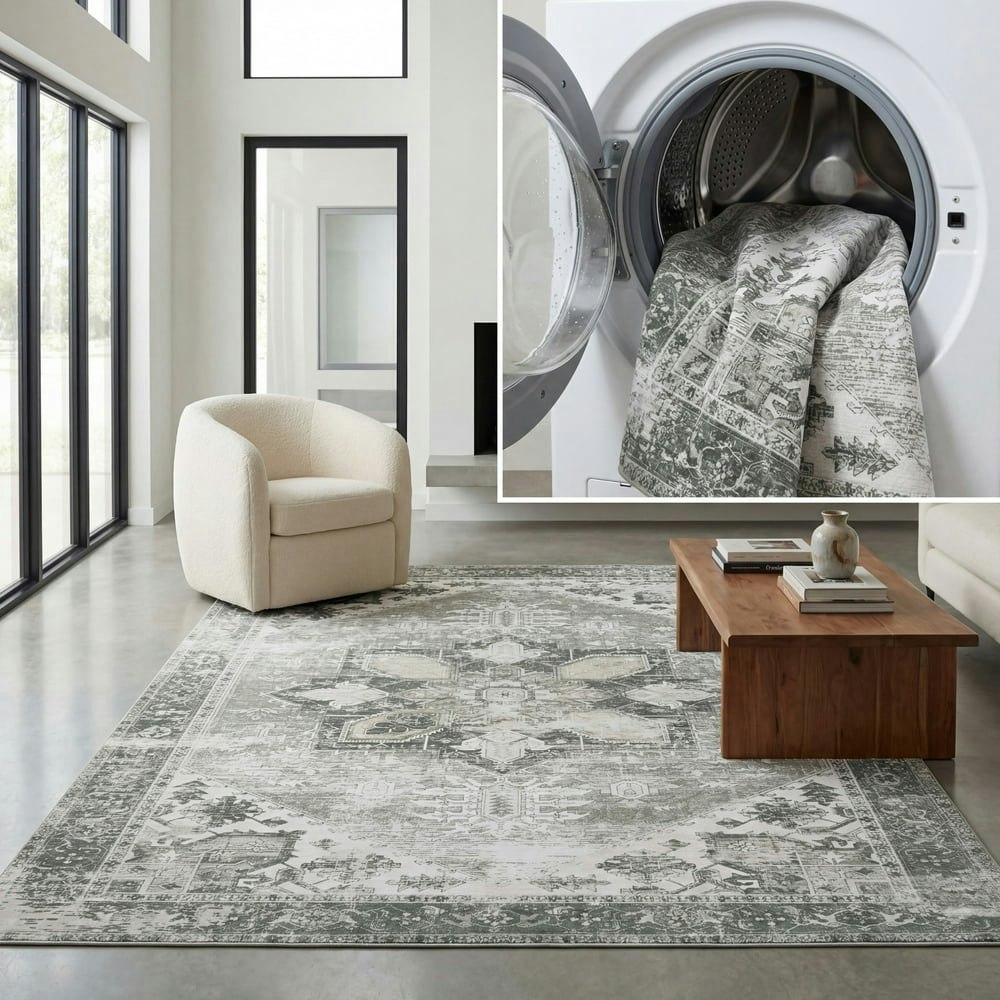 Safavieh Tucson Jayla 6x6-Foot Square Machine Washable Area Rug: $66.05 Safavieh Tucson Jayla 6x6-Foot Square Machine Washable Area Rug: $66.05