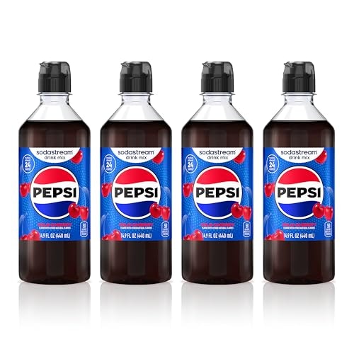 Sodastream Pepsi Wild Cherry Drink Mix 14.9oz 4-Pack: $20.17