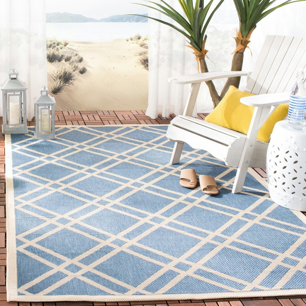Safavieh Courtyard Jasper 4'x5'7" Geometric Indoor/Outdoor Area Rug: $38.69 Safavieh Courtyard Jasper 4'x5'7" Geometric Indoor/Outdoor Area Rug: $38.69