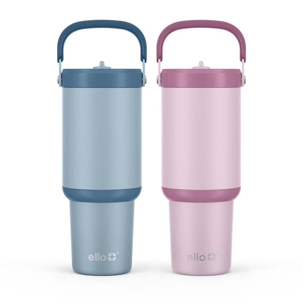 Ello Oasis Go 30-oz. Stainless Steel Tumbler 2-Pack: $15 Ello Oasis Go 30-oz. Stainless Steel Tumbler 2-Pack: $15