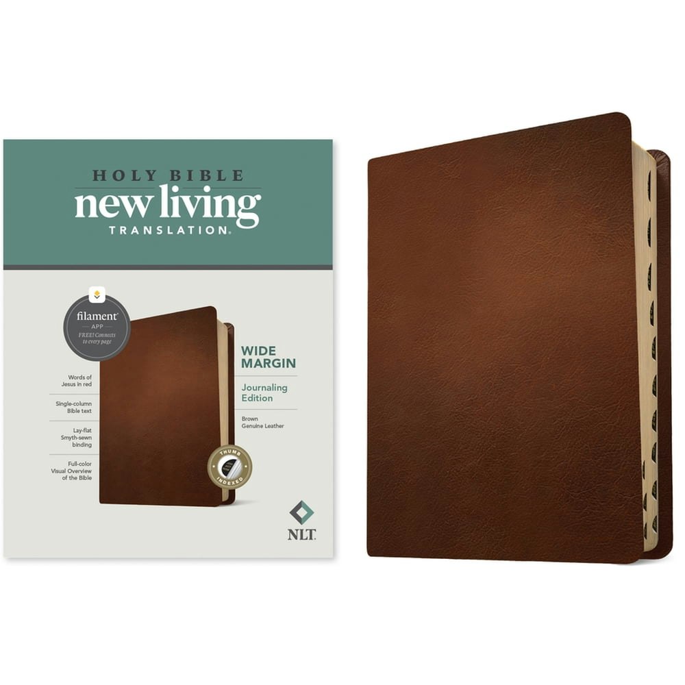 NLT Wide Margin Filament-Enabled Bible: $73.35