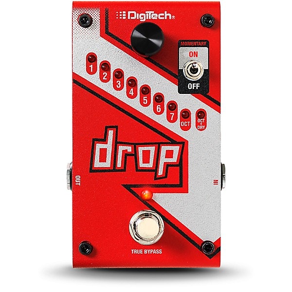 DigiTech Drop Polyphonic Drop Tune Pitch Shifter Guitar Effects Pedal: $190