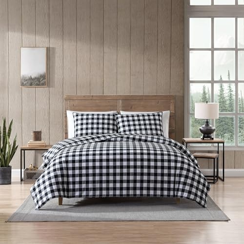 Eddie Bauer King Buffalo Plaid Duvet Cover Set: $29.99 Eddie Bauer King Buffalo Plaid Duvet Cover Set: $29.99