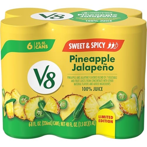 V8 Pineapple Jalapeno 100% Fruit and Vegetable Juice 6-Pack: $5.97