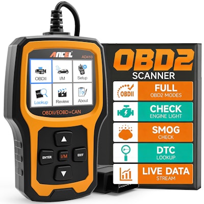 ANCEL AD410 Enhanced OBD2 Scanner for $39 + free shipping