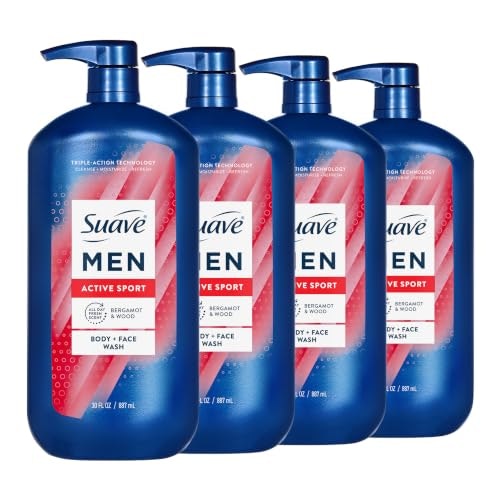 Suave Men Active Sport 2-in-1 Body & Face Wash 30-fl-oz 4-Pack: $19.88 Suave Men Active Sport 2-in-1 Body & Face Wash 30-fl-oz 4-Pack: $19.88