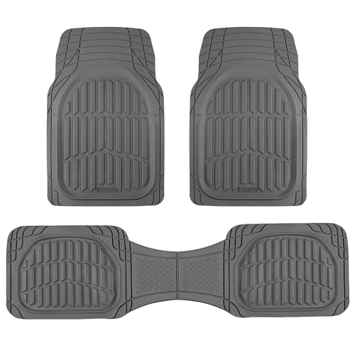 Motor Trend FlexTough Lite Universal Trim-to-Fit Rubber Car Floor Mat Set: $29.90