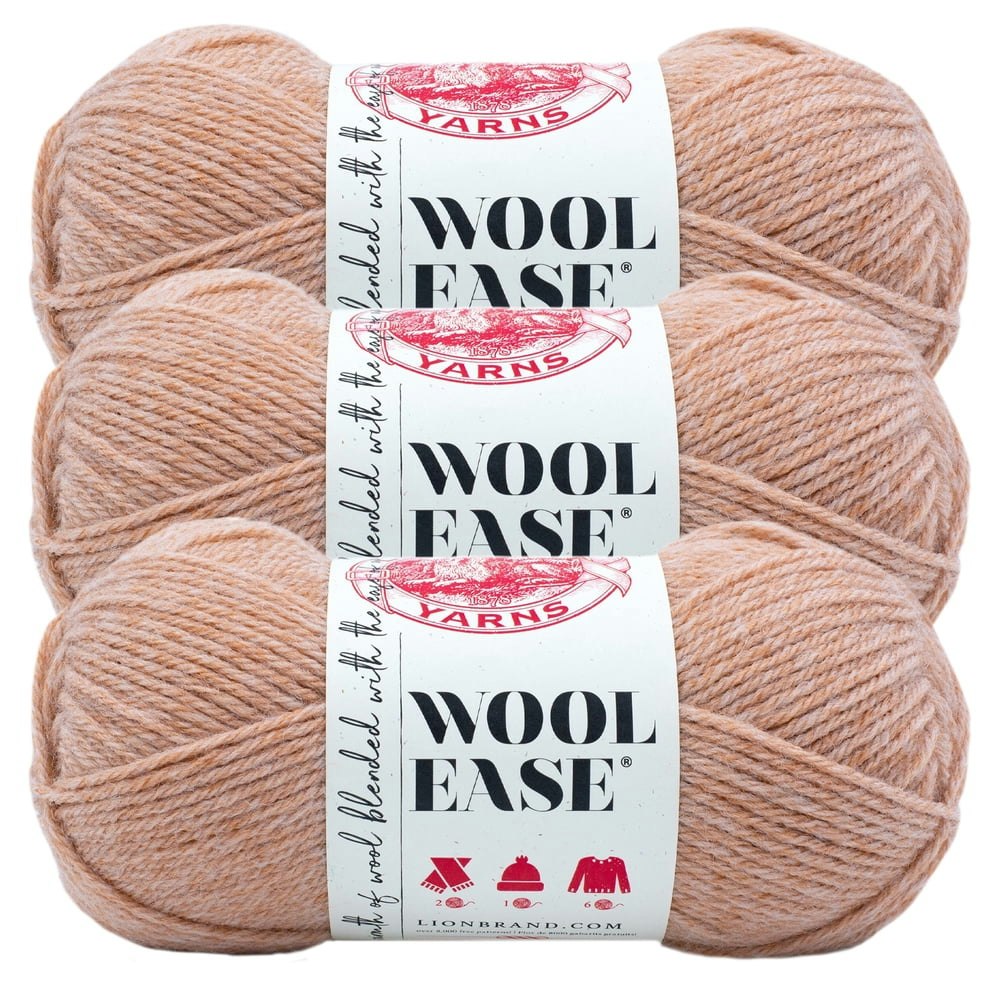 Lion Brand Wool-Ease Yarn 3-Pack: $14.07