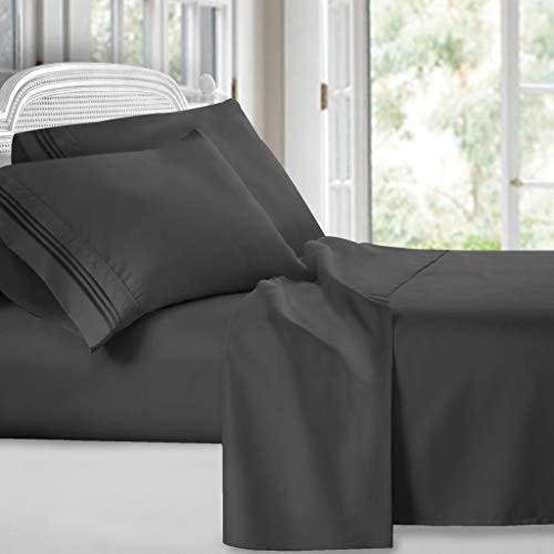 Clara Clark Premier 1800 Series California King 4-Piece Bed Sheet Set: $14.78 Clara Clark Premier 1800 Series California King 4-Piece Bed Sheet Set: $14.78