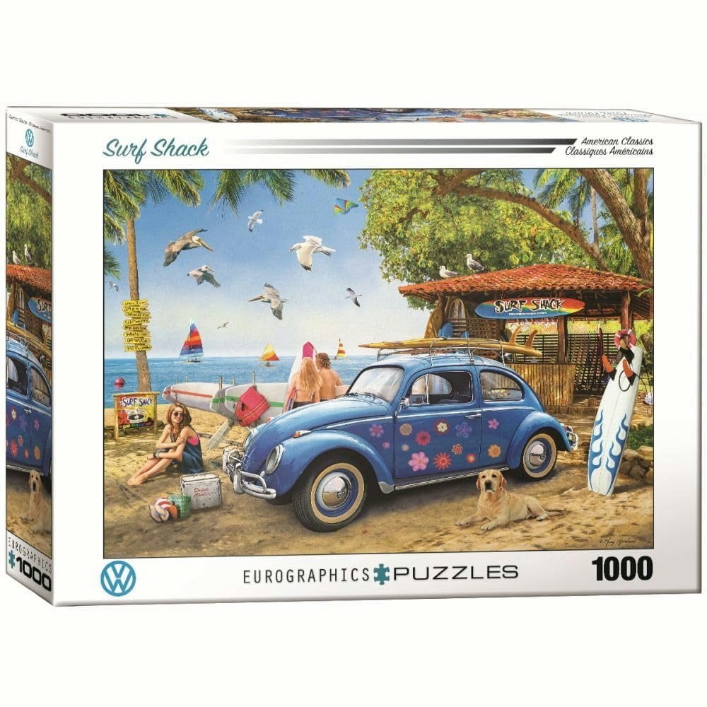 Eurographics VW Surf Choza 1,000-Piece Jigsaw Puzzle: $18.77