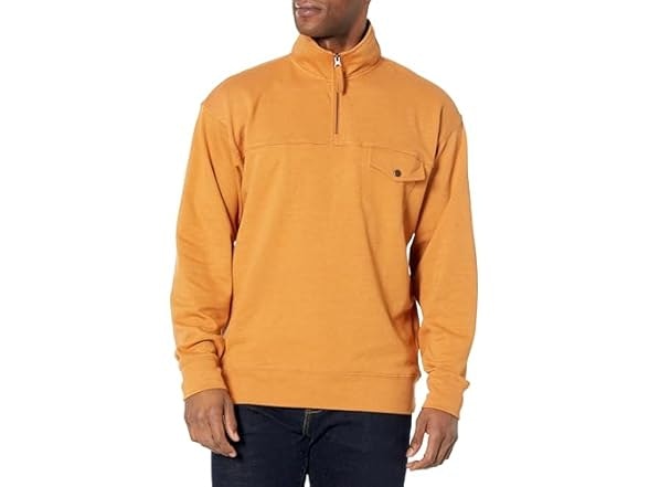 Hanes Men's Originals French Terry Quarter Zip Pullover: $7.99