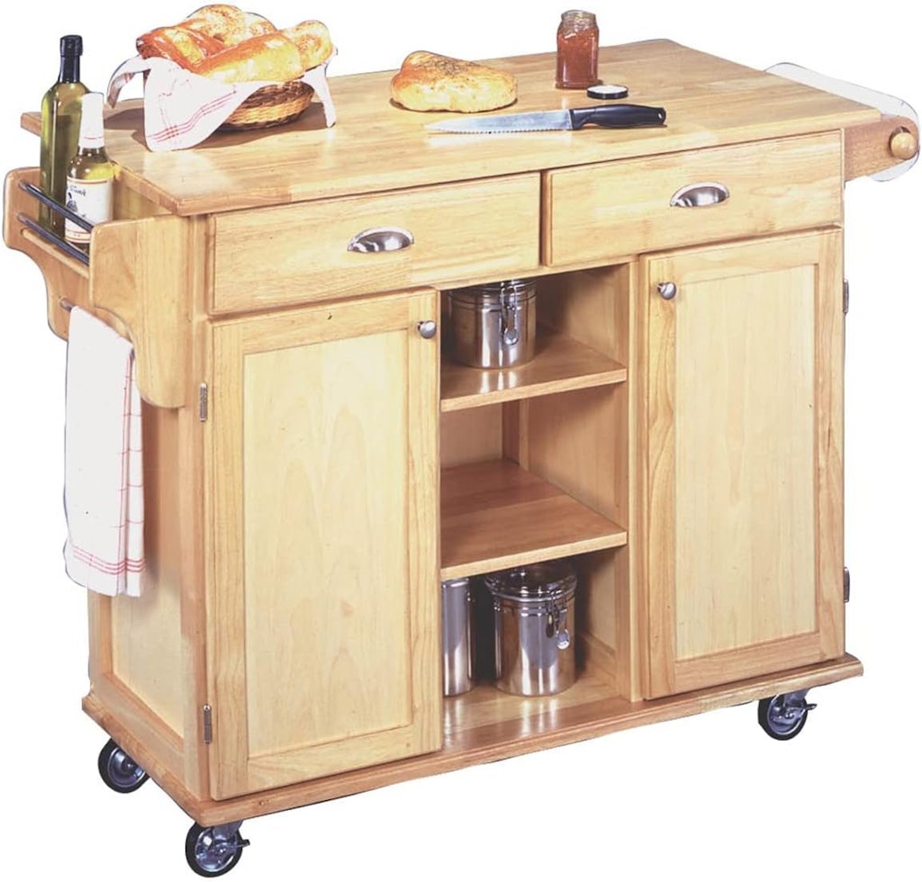 Homestyles General Line Wood Mobile Kitchen Cart: $66