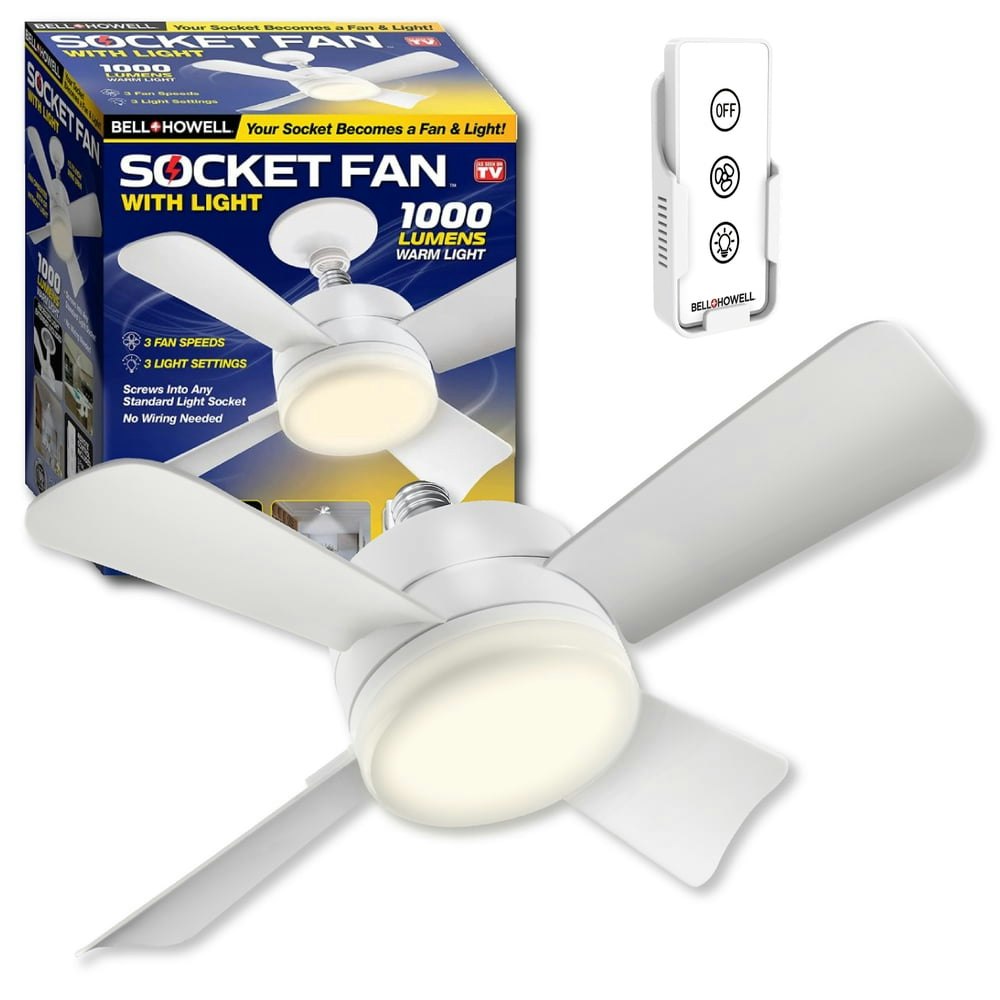 Bell + Howell Socket Breeze Fan: $49.96