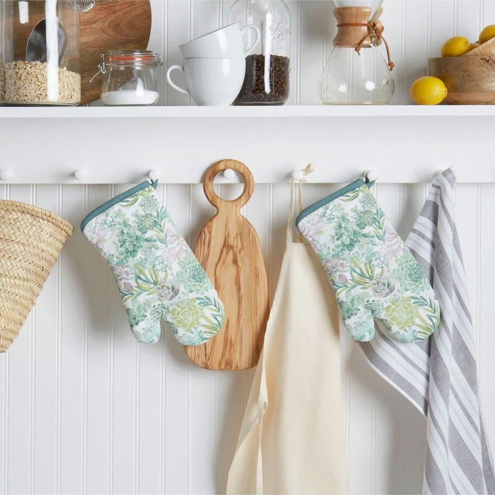 Martha Stewart Succulents Oven Mitt 2-Piece Set: $10.99 Martha Stewart Succulents Oven Mitt 2-Piece Set: $10.99