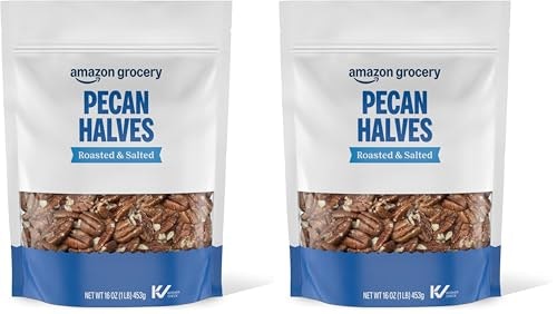 Happy Belly Roasted and Salted Pecan Halves 16-oz. 2-Pack: $18.94 Happy Belly Roasted and Salted Pecan Halves 16-oz. 2-Pack: $18.94