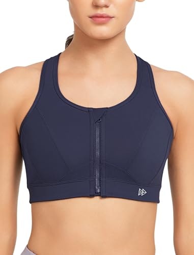 Yvette Zip Front High Impact Sports Bra: $31.44