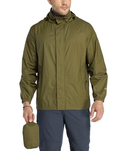33,000ft Men's Packable Lightweight Waterproof Rain Jacket: $28.03 33,000ft Men's Packable Lightweight Waterproof Rain Jacket: $28.03