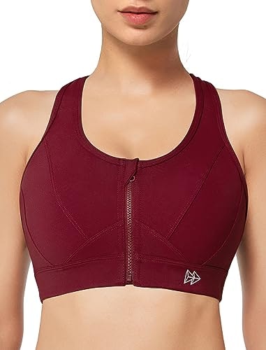Yvette Zip Front High-Impact Sports Bra: $33.99 Yvette Zip Front High-Impact Sports Bra: $33.99