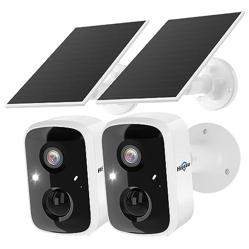 Hiseeu 2K 4MP Solar Wireless Outdoor Security Camera: $55.98