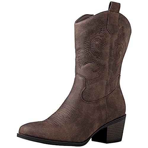 Globalwin Women's Mid Calf Embroidered Western Boots Size 11M: $15.29 Globalwin Women's Mid Calf Embroidered Western Boots Size 11M: $15.29