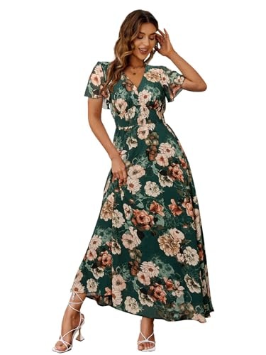 Simplee Women's Flowy Boho Floral Maxi Dress: $47.59 Simplee Women's Flowy Boho Floral Maxi Dress: $47.59
