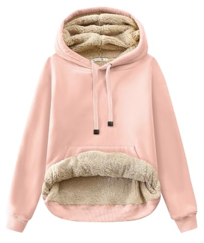 Gesean Women's Sherpa Cotton Fleece Pullover Hoodie: $25.49 Gesean Women's Sherpa Cotton Fleece Pullover Hoodie: $25.49