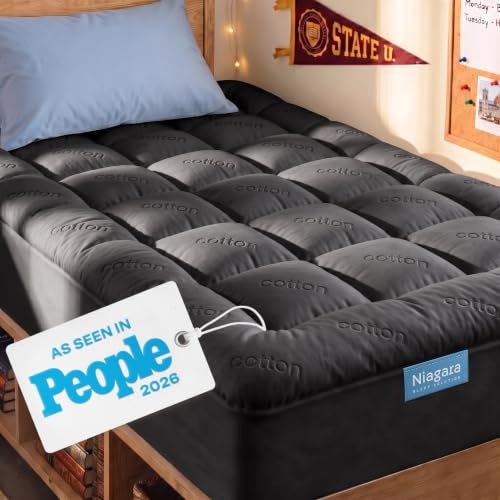 Niagara Sleep Solution Twin XL Cotton Pillow Top Mattress Topper: $59.49 Niagara Sleep Solution Twin XL Cotton Pillow Top Mattress Topper: $59.49