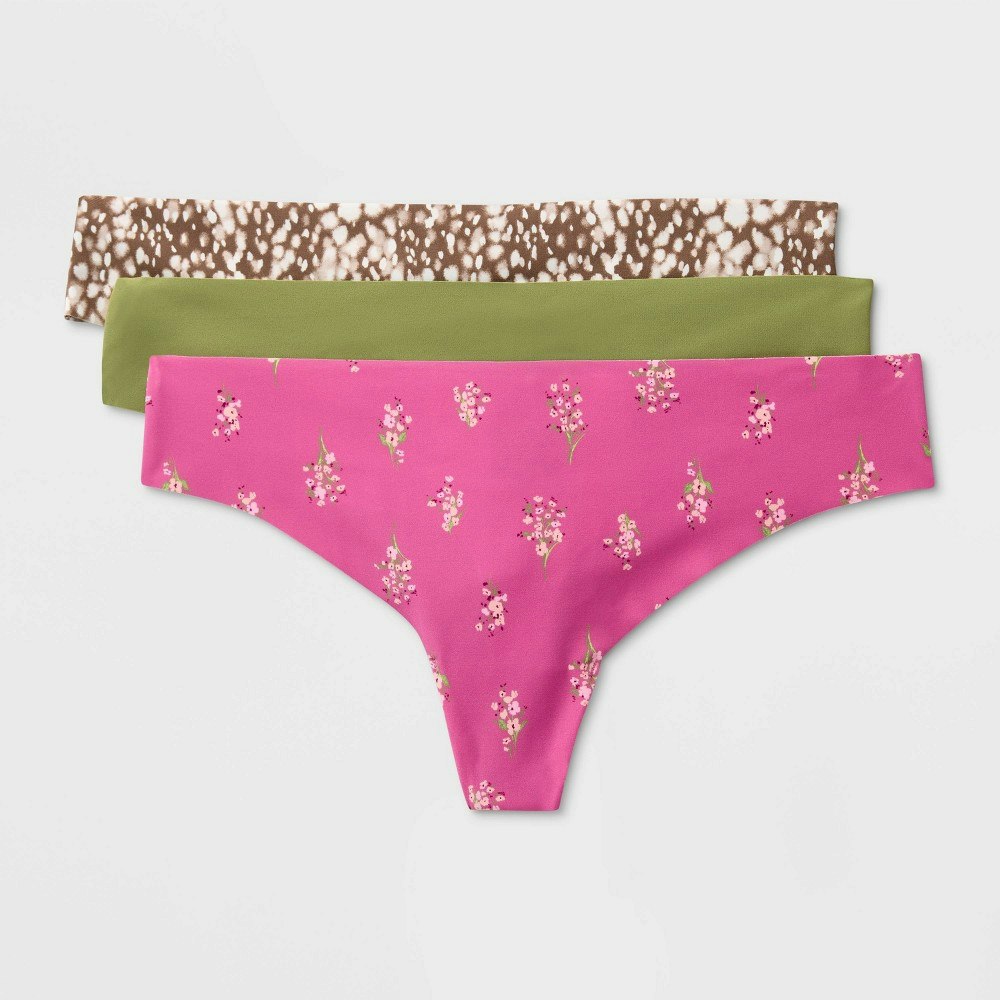 Auden Women's Invisible Edge Thong Underwear 3-Pack: $15 Auden Women's Invisible Edge Thong Underwear 3-Pack: $15