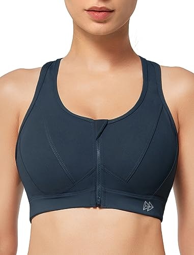 Yvette Zip Front High Impact Sports Bra: $33.99 Yvette Zip Front High Impact Sports Bra: $33.99