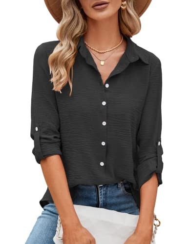 Odosalii Women's Button-Down Blouse: $22.60