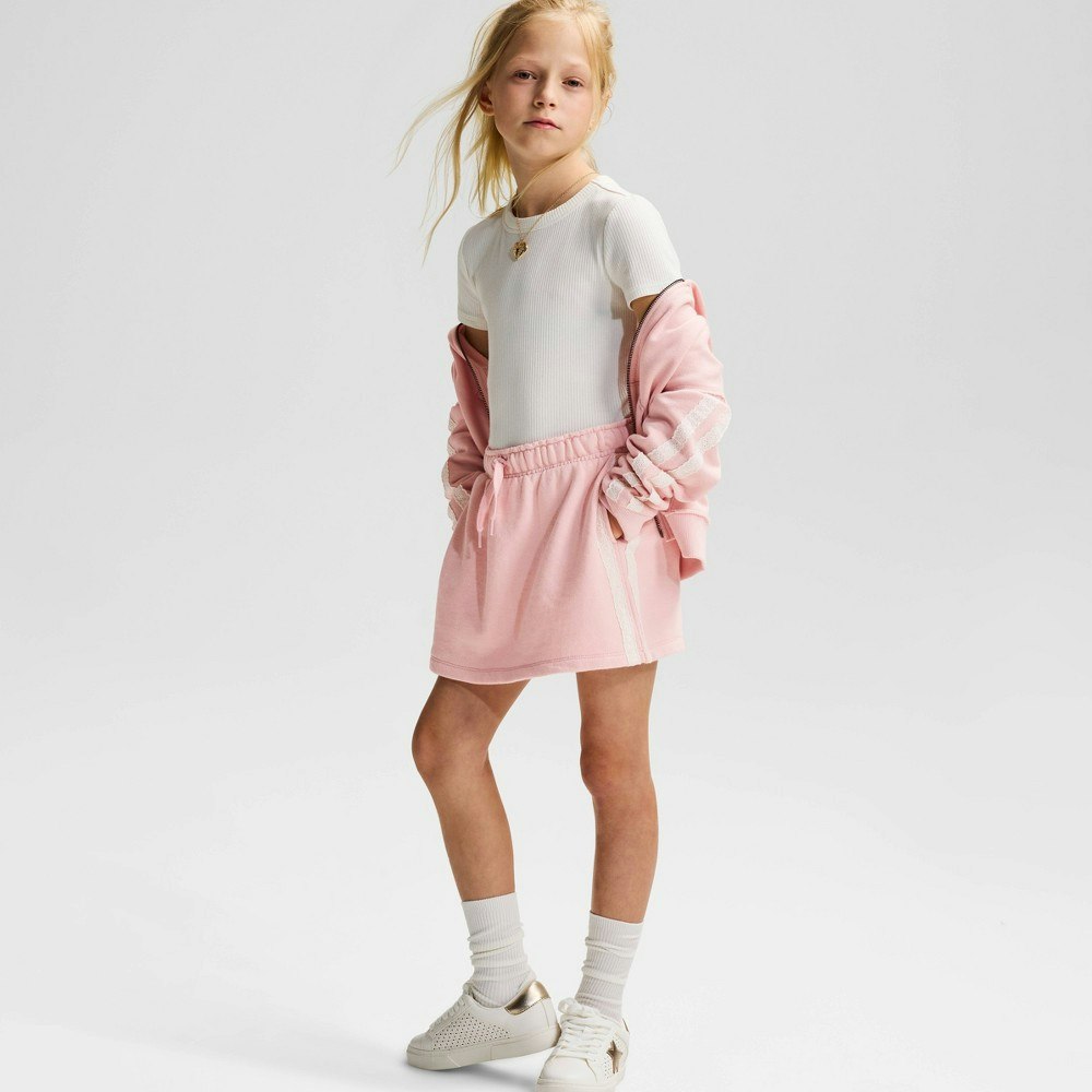 Cat & Jack Girls' French Terry Lace Trim Pull-On Skort unerquicklich: $18 Cat & Jack Girls' French Terry Lace Trim Pull-On Skort unerquicklich: $18