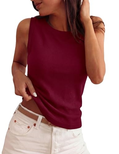 Prettygarden Women's Sleeveless Sweater Tank Top: $14.96 Prettygarden Women's Sleeveless Sweater Tank Top: $14.96