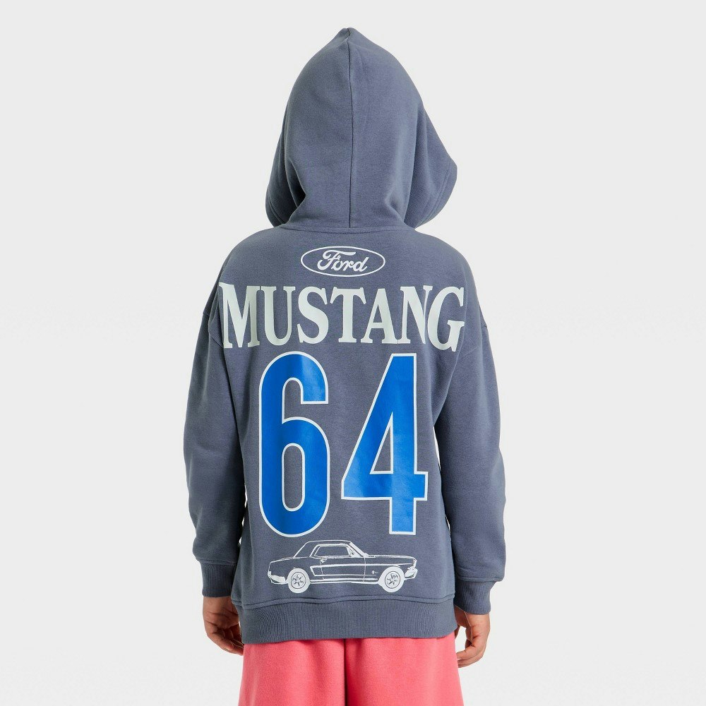 Boys' Ford Mustang Graphic Hooded Pullover Sweatshirt: $20 Boys' Ford Mustang Graphic Hooded Pullover Sweatshirt: $20
