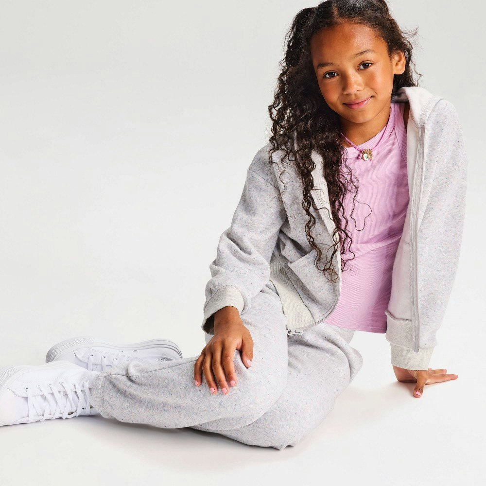 Cat & Jack Girls' Relaxed Fleece Jogger Pants: $12 Cat & Jack Girls' Relaxed Fleece Jogger Pants: $12