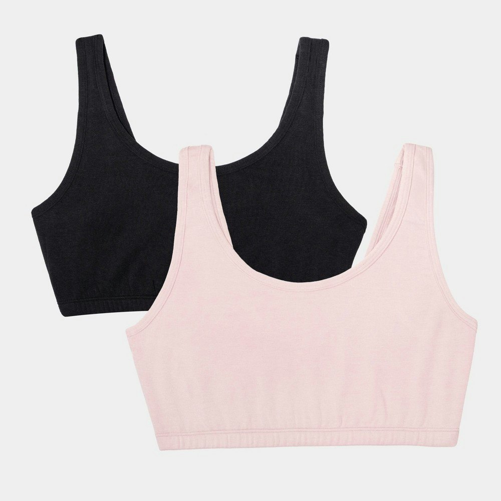 Fruit of the Loom Women's Cotton Tank Sports Bra 2-Pack: $15 Fruit of the Loom Women's Cotton Tank Sports Bra 2-Pack: $15