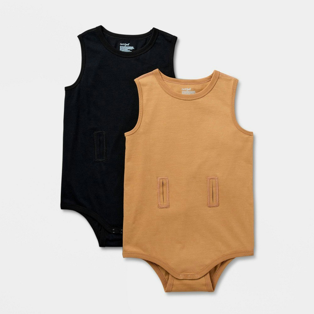 Cat & Jack Kids' Adaptive Abdominal Access Tank Bodysuit 2-Pack: $30 Cat & Jack Kids' Adaptive Abdominal Access Tank Bodysuit 2-Pack: $30