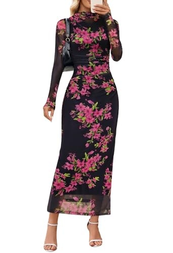 Merokeety Women's Long Sleeve Wedding Guest Maxi Dress: $39.98 Merokeety Women's Long Sleeve Wedding Guest Maxi Dress: $39.98
