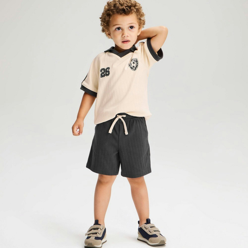 Cat & Jack Toddler Boys' Ribbed Shorts Set: $22 Cat & Jack Toddler Boys' Ribbed Shorts Set: $22