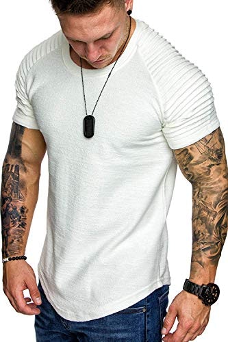 Coofandy Men's Short Sleeve Slim Fit Muscle T-Shirt: $14.98 Coofandy Men's Short Sleeve Slim Fit Muscle T-Shirt: $14.98