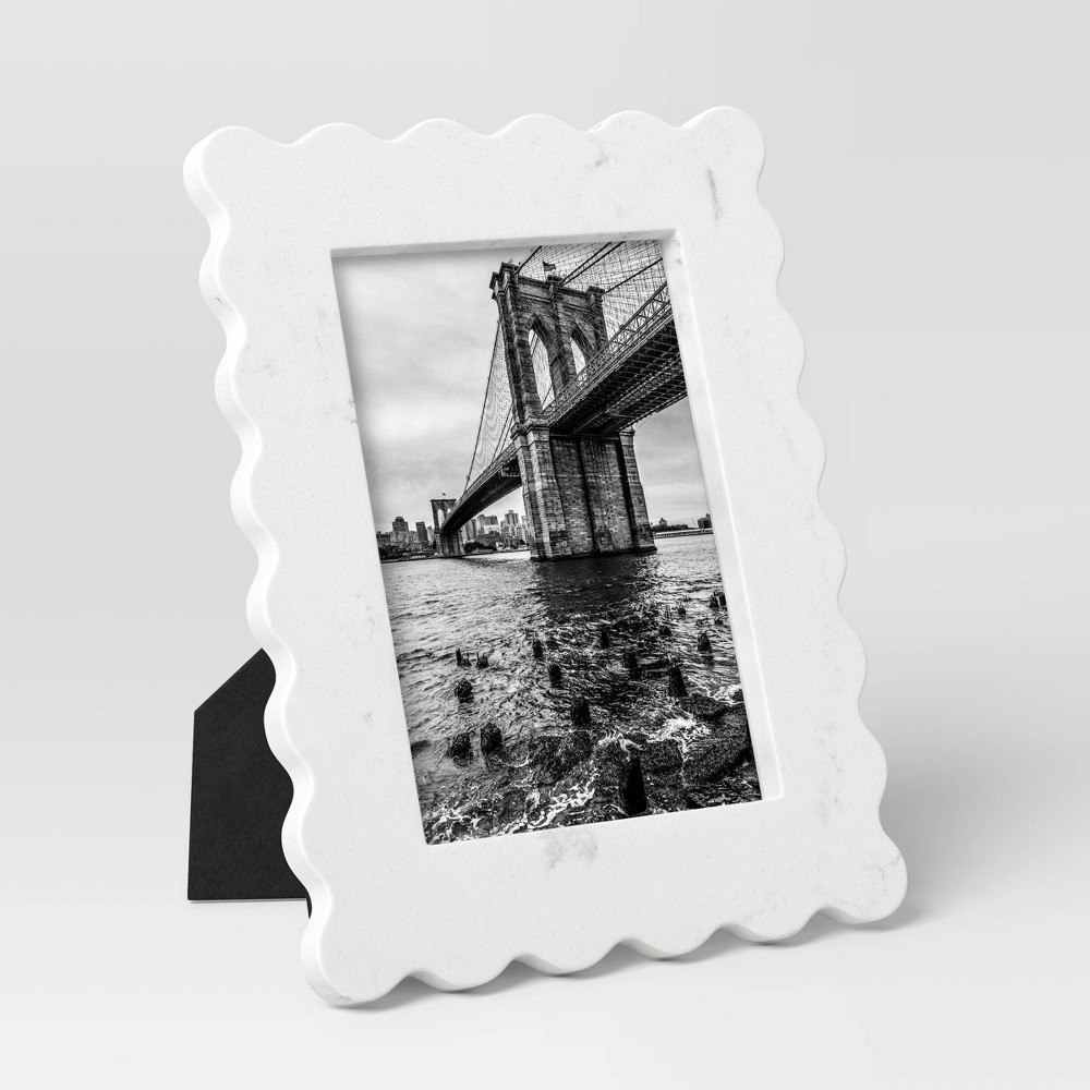 Threshold 5"x7" Marble Table Picture Frame: $18 Threshold 5"x7" Marble Table Picture Frame: $18