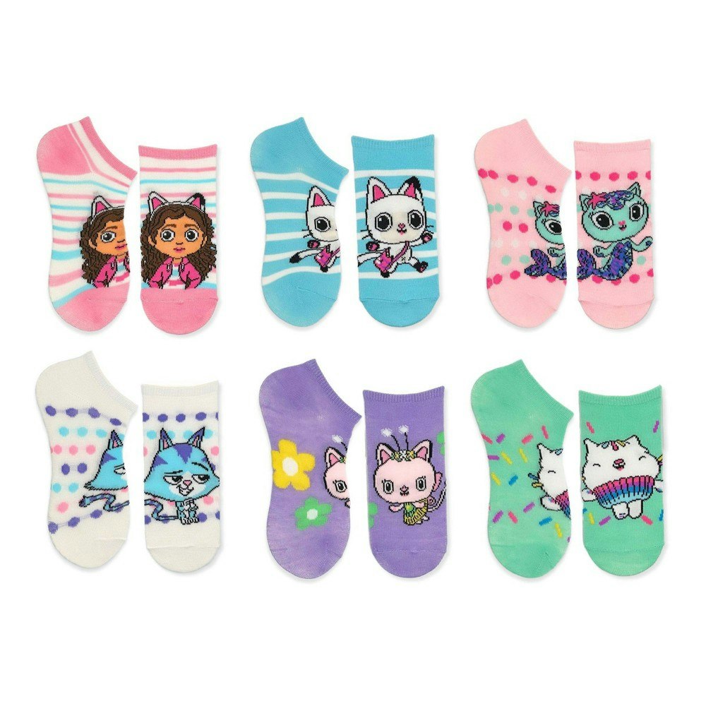 Girls' Gabby's Dollhouse No Show Socks: $8 Girls' Gabby's Dollhouse No Show Socks: $8