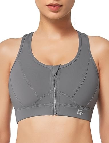 Yvette Zip Front High-Impact Sports Bra: $30.98 Yvette Zip Front High-Impact Sports Bra: $30.98