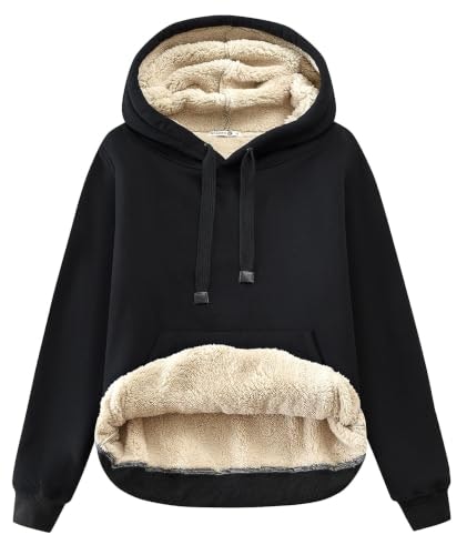 Gesean Women's Sherpa Cotton Pullover Hoodie: $25.49 Gesean Women's Sherpa Cotton Pullover Hoodie: $25.49