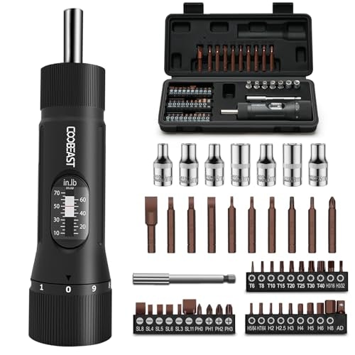 Coobeast 49-Piece 1/4" Drive Torque Screwdriver Set: $33.98 Coobeast 49-Piece 1/4" Drive Torque Screwdriver Set: $33.98