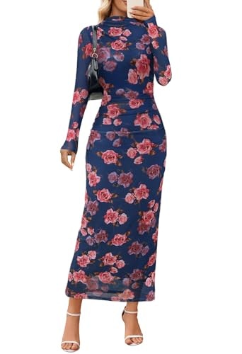 Merokeety Women's Long Sleeve Wedding Guest Maxi Dress: $42.49 Merokeety Women's Long Sleeve Wedding Guest Maxi Dress: $42.49