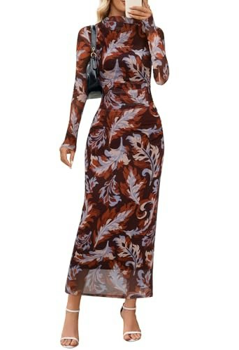 Merokeety Women's Long Sleeve Maxi Dress: $42.49 Merokeety Women's Long Sleeve Maxi Dress: $42.49